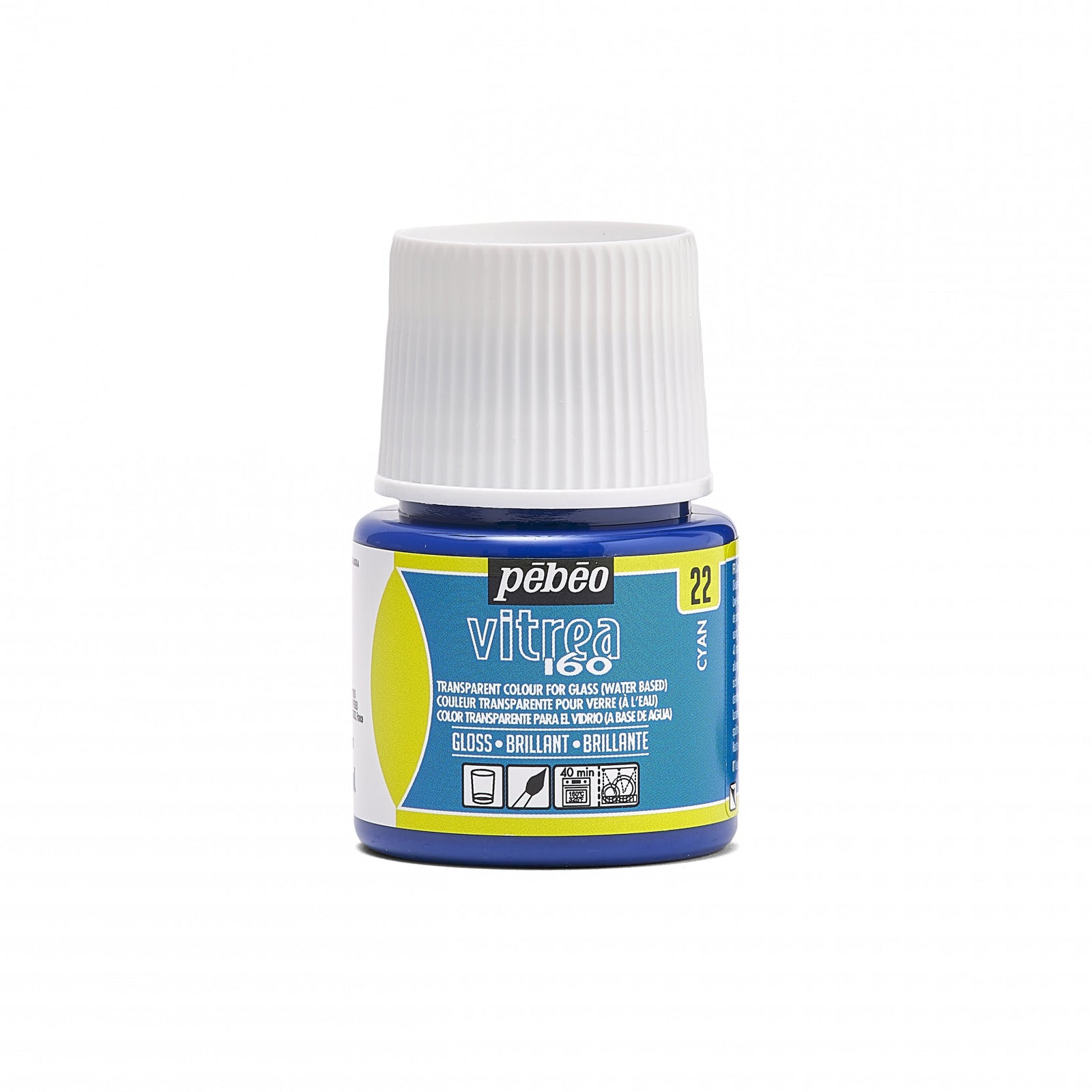 Боја за витраж и стакло Pebeo Vitrea 160 сјајна 45 ml