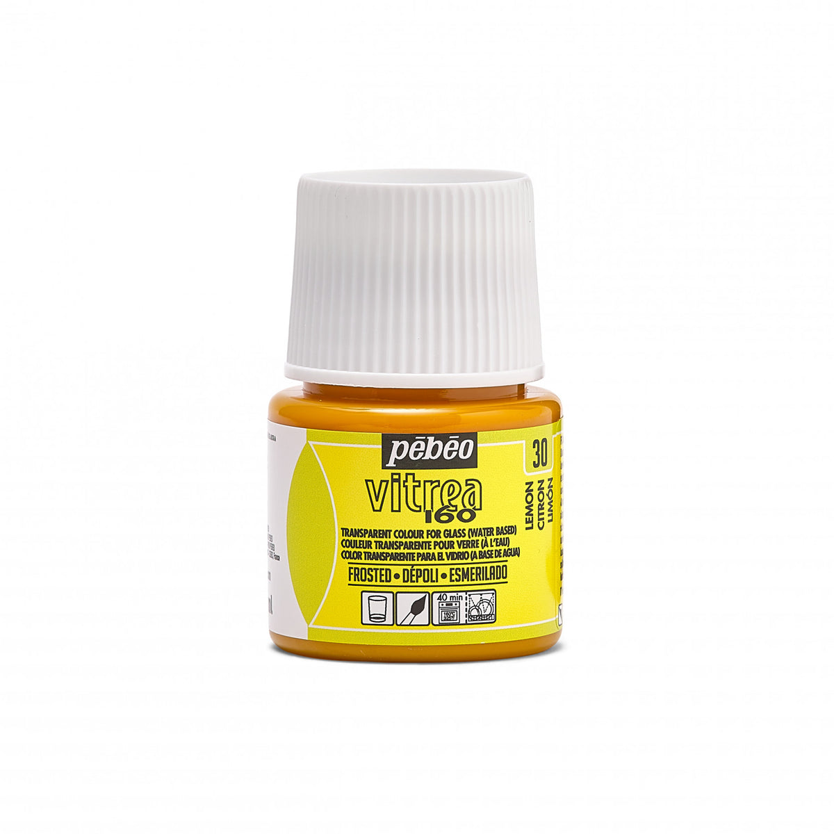 Pebeo Vitrea 160 витражна боја за стакло 45 ml – Лимон