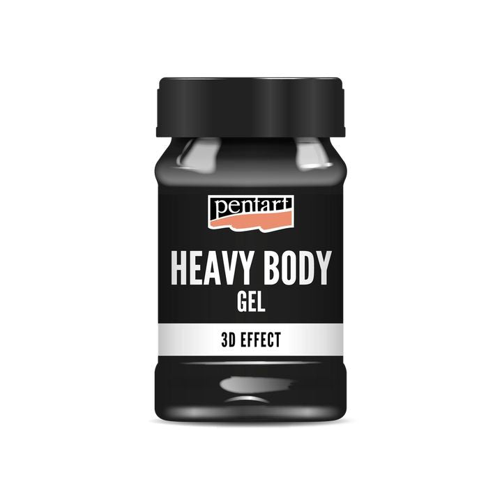 Pentart Black Glossy Heavy Body Gel - 3