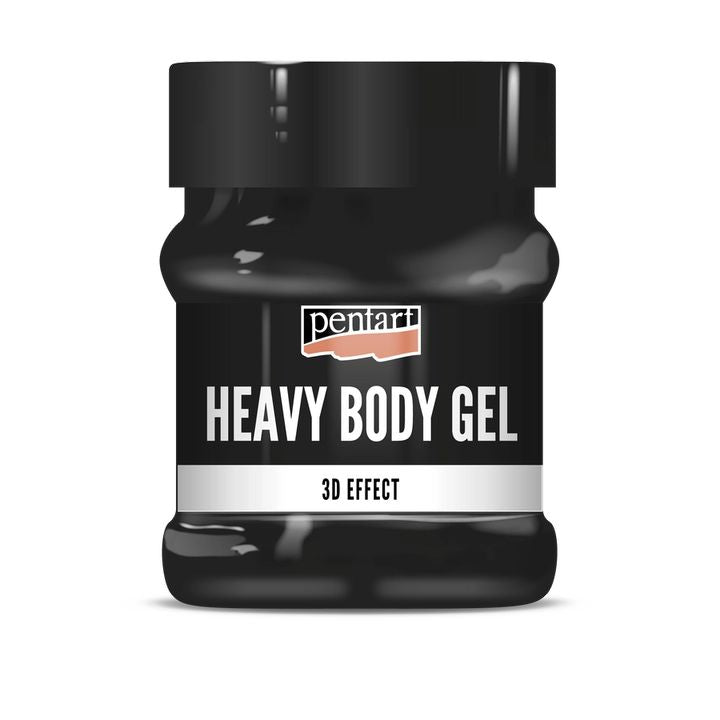 Pentart Black Glossy Heavy Body Gel - 4