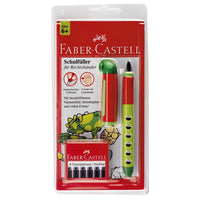 Перо со патрони Faber-Castell со ергономичен фат за десничари