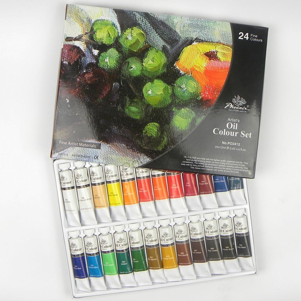 Phoenix – сет маслени бои 12–24 x 12 ml