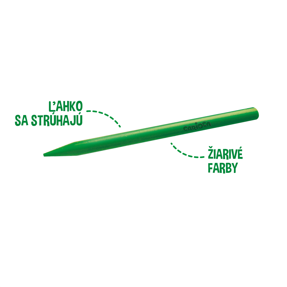 Пластични восочни боички Carioca Plastello - 12 пар.