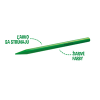 Пластични восочни боички Carioca Plastello - 12 пар.