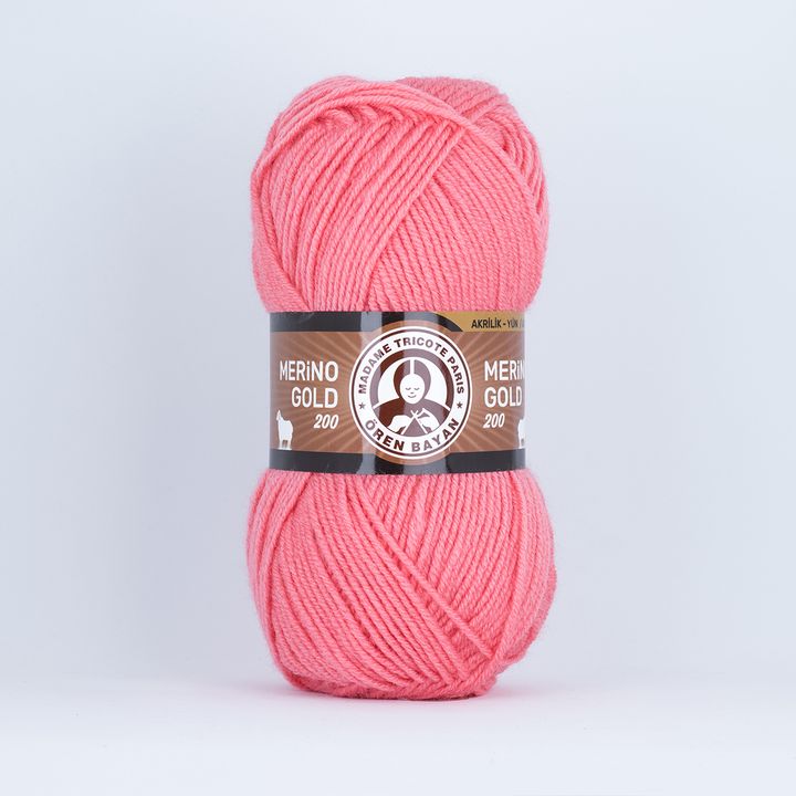 Merino Gold Batik 200 Mehrfarbiges Garn – 036 Rosa