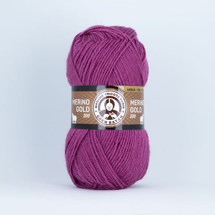 Merino Gold Batik 200 Mehrfarbiges Garn – 051 Violett