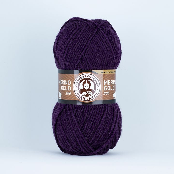 Merino Gold Batik 200 Mehrfarbiges Garn – 060 Pflaume