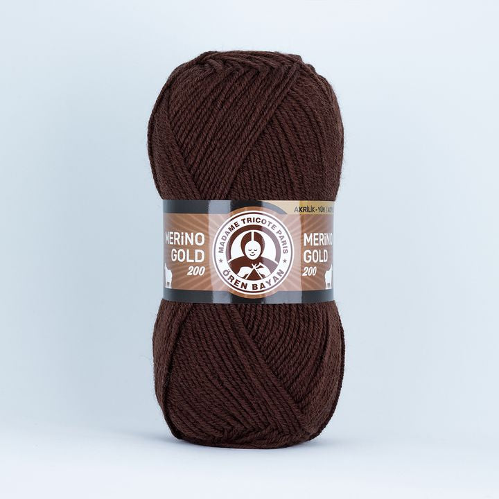 Merino Gold Batik 200 Mehrfarbiges Garn – 083 Dunkelbraun