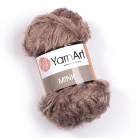 Nerz-Strickgarn von YarnArt – 332 Hellbraun
