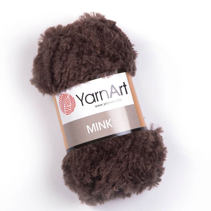Nerz-Strickgarn von YarnArt – 333 Dunkelbraun