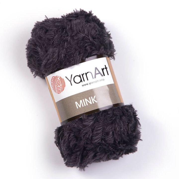 Nerz-Strickgarn von YarnArt – 336 Schwarz