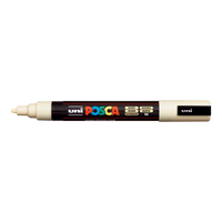 Posca маркер PC-5M, 1,8 – 2,5 mm, крем