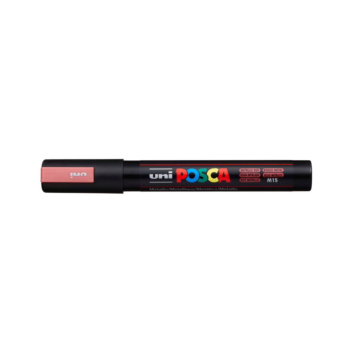 Posca маркер PC-5M, 1,8 – 2,5 mm, металик црвена (M15)