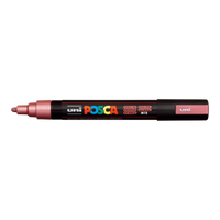 Posca маркер PC-5M, 1,8 – 2,5 mm, металик црвена (M15)