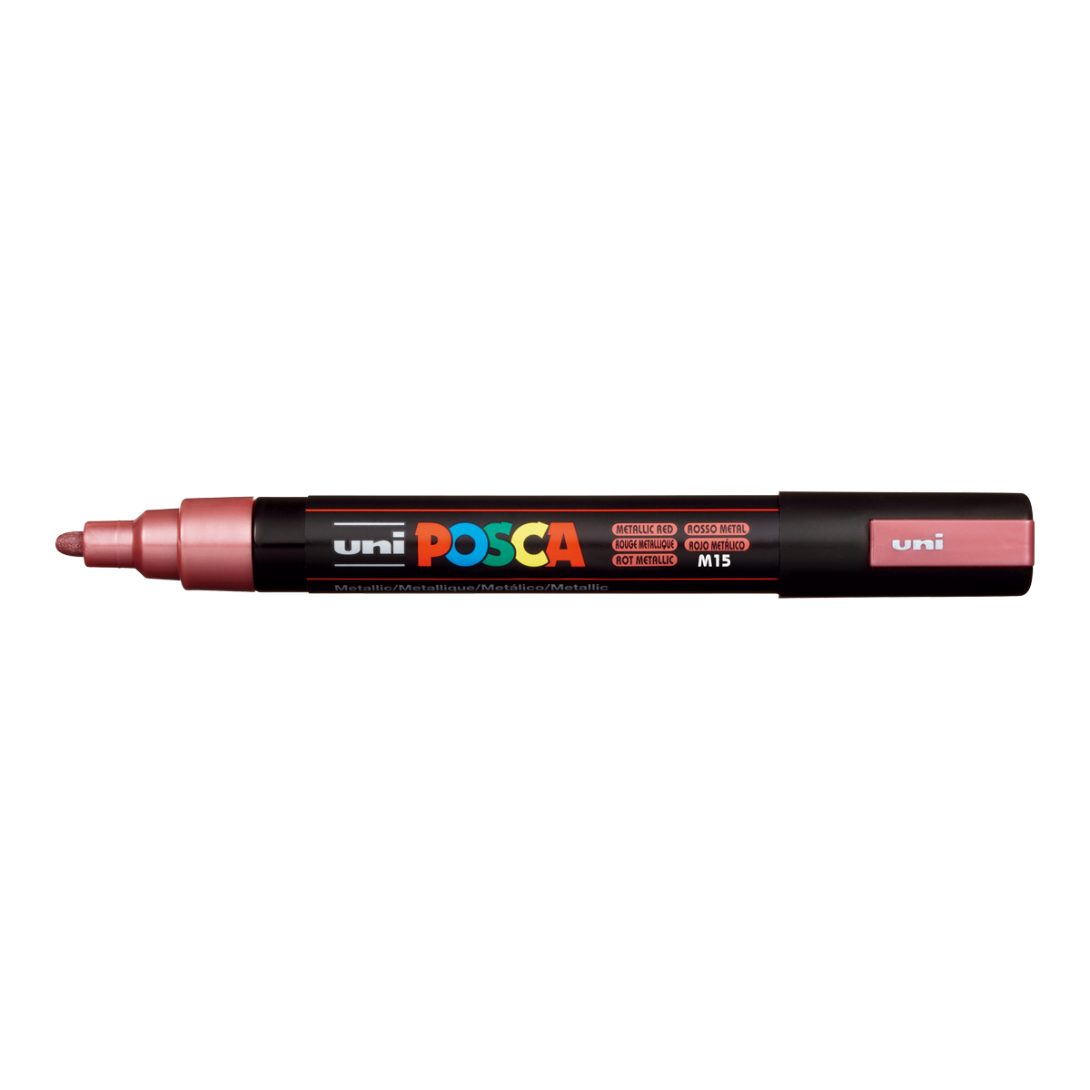 Posca маркер PC-5M, 1,8 – 2,5 mm, металик црвена (M15)