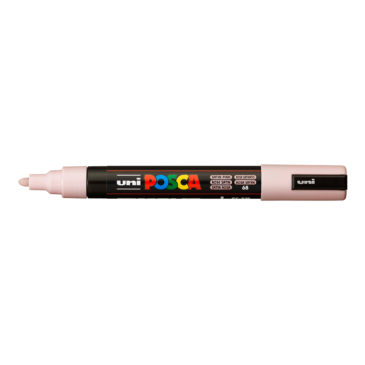Posca маркер PC-5M, 1,8 – 2,5 mm, сатен розова (68)