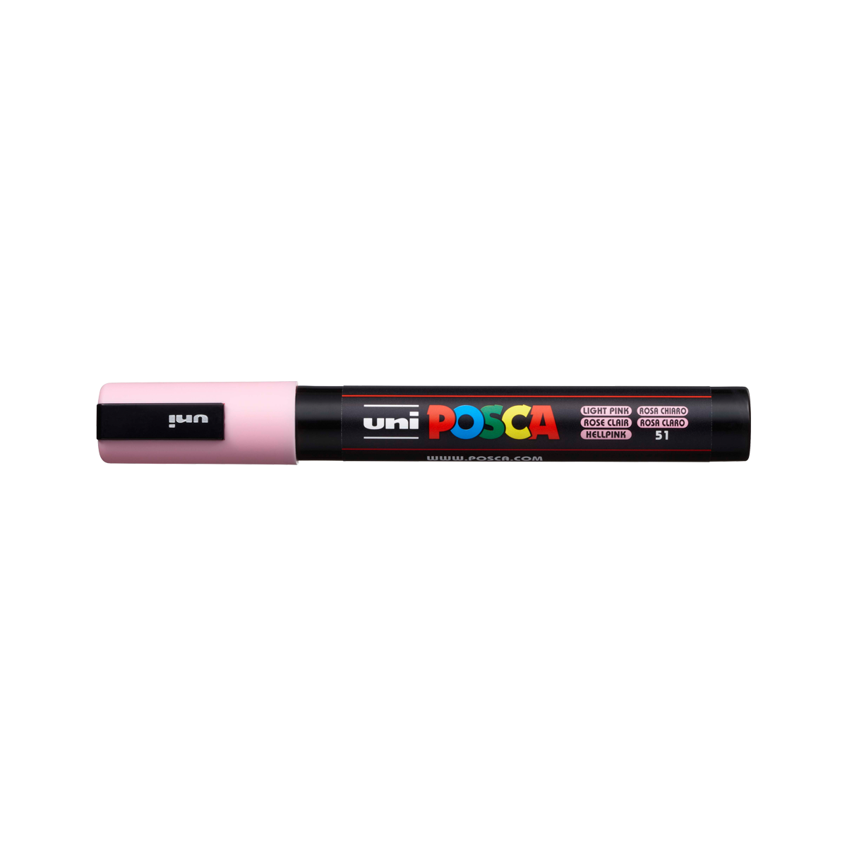 Posca маркер PC-5M, 1,8 - 2,5 mm, светлорозова (51)