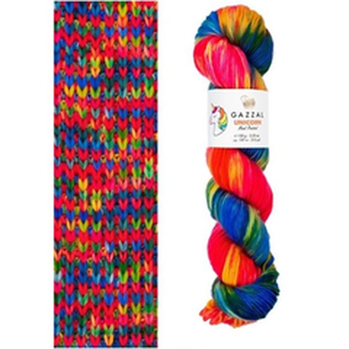 Предиво за плетење Gazzal Unicorn 100 g - 2
