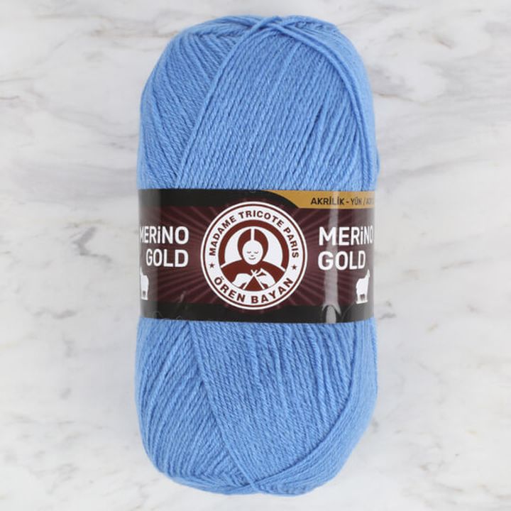 Предиво за плетење Madame Tricote Paris Merino Gold 100 g – 015 сина
