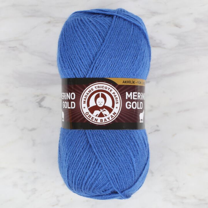 Предиво за плетење Madame Tricote Paris Merino Gold 100 g – 016 сина