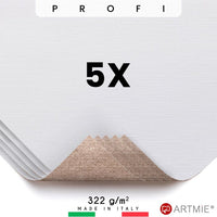 Примероци од сликарско платно  ARTMIE Profi - 5 парчиња - 1
