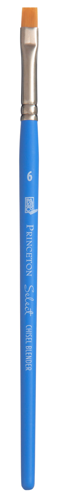 Рамна уметничка четка PRINCETON Select Chisel Blender со кратка рачка – 6