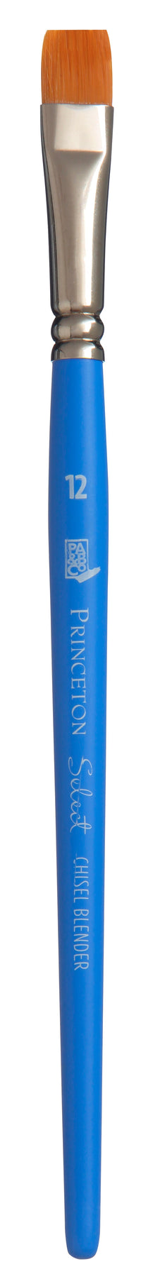 Рамна уметничка четка PRINCETON Select Chisel Blender со кратка рачка – 12