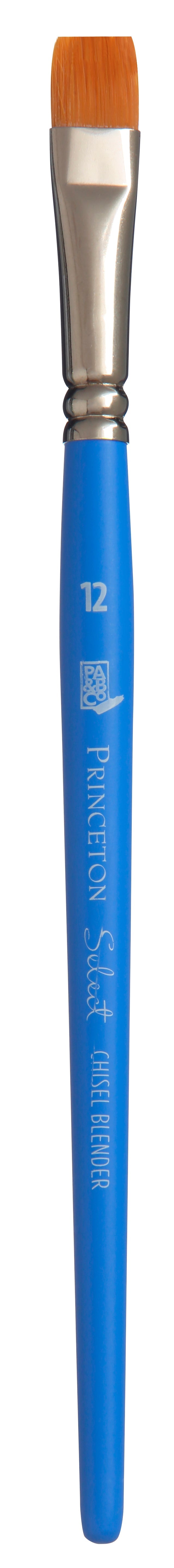 Рамна уметничка четка PRINCETON Select Chisel Blender со кратка рачка – 12