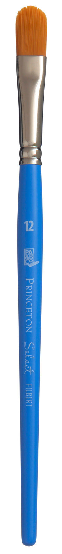 Синтетичка четка PRINCETON Select filbert со кратка рачка – 12
