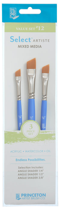 Сет универзални коси четки PRINCETON Select – 3 пар.