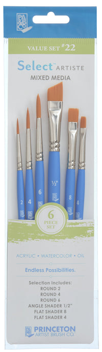 Сет универзални четки PRINCETON Select – 6 пар.