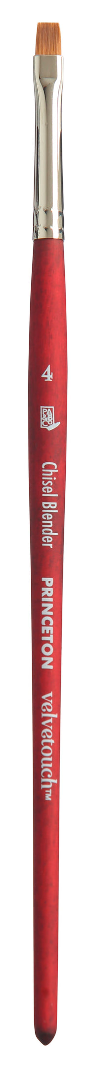 PRINCETON Velvetouch универзална четка Chisel Blender со кратка рачка – 4