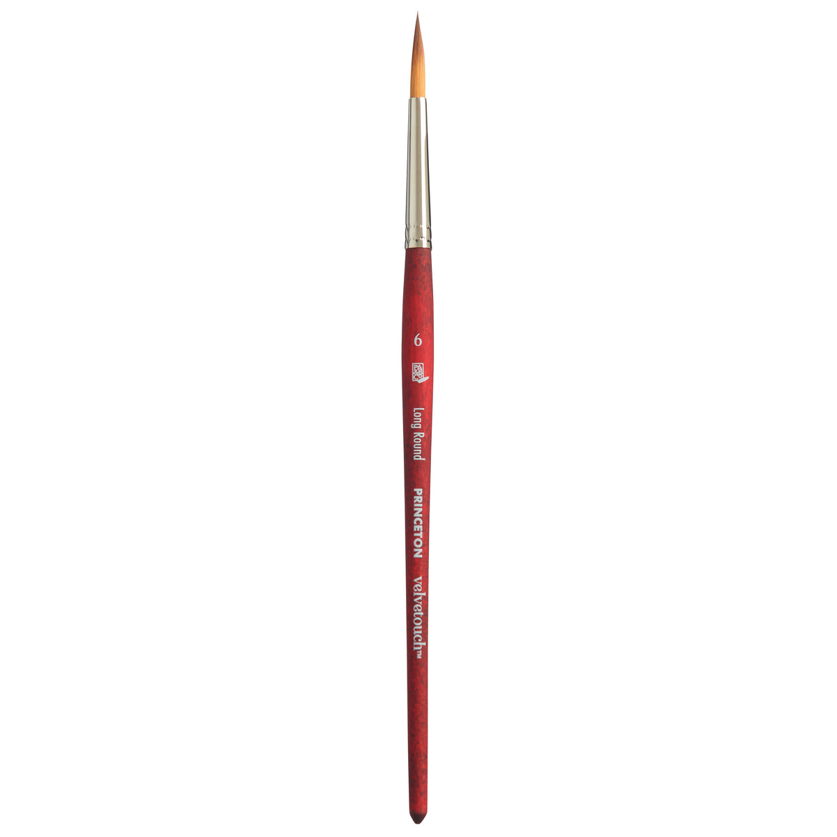 PRINCETON Velvetouch универзална тркалезна четка Long Round со кратка рачка – 6