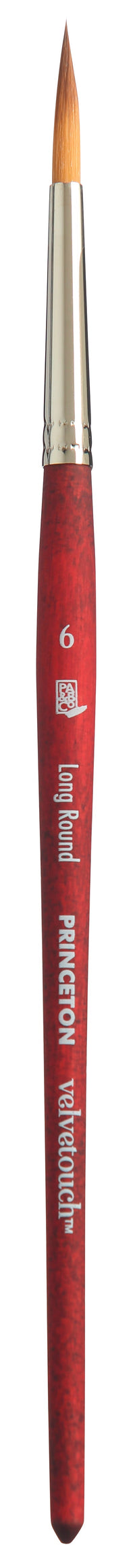 PRINCETON Velvetouch универзална тркалезна четка Long Round со кратка рачка – 6
