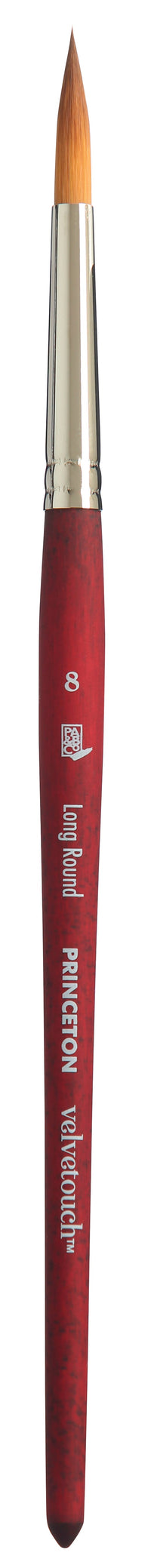 PRINCETON Velvetouch универзална тркалезна четка Long Round со кратка рачка – 8