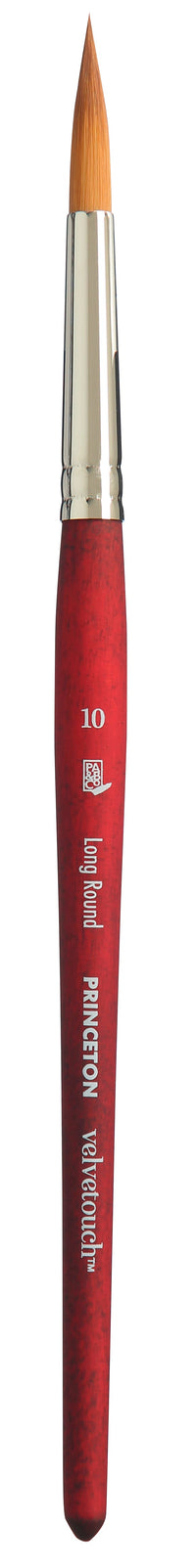 PRINCETON Velvetouch универзална тркалезна четка Long Round со кратка рачка – 10