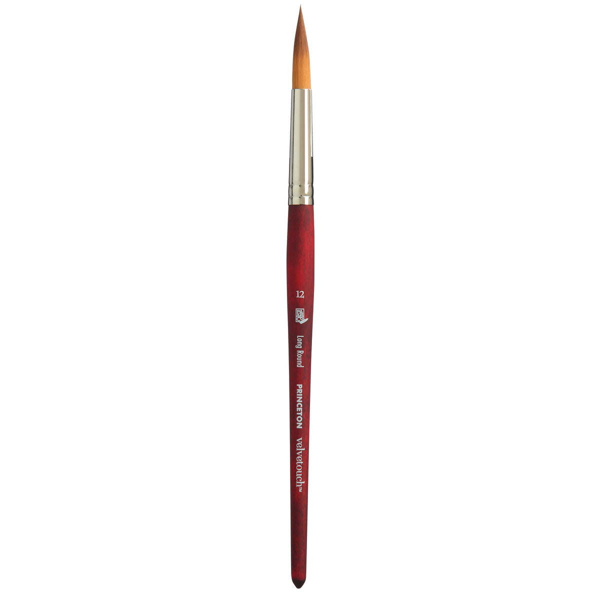 PRINCETON Velvetouch универзална тркалезна четка Long Round со кратка рачка – 12