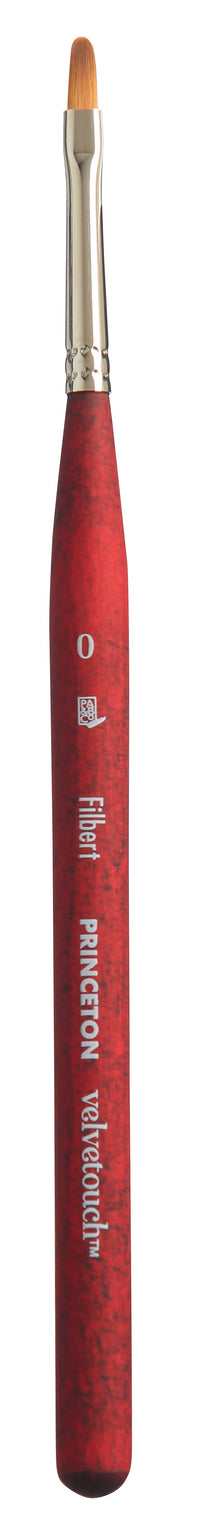 Универзална четка PRINCETON Velvetouch Filbert mini големина 0