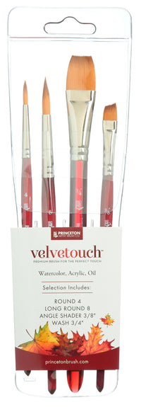 Сет универзални четки PRINCETON Velvetouch – 4 пар.