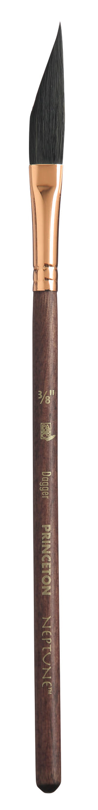 Акварелна четка PRINCETON Neptune Dagger со кратка рачка