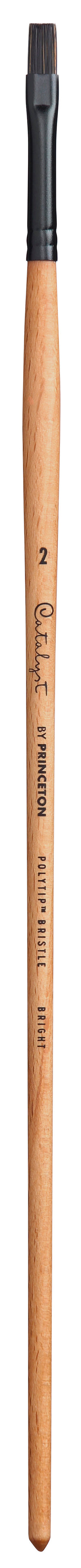 PRINCETON Catalyst Polytip рамна четка Bright со долга рачка – 2
