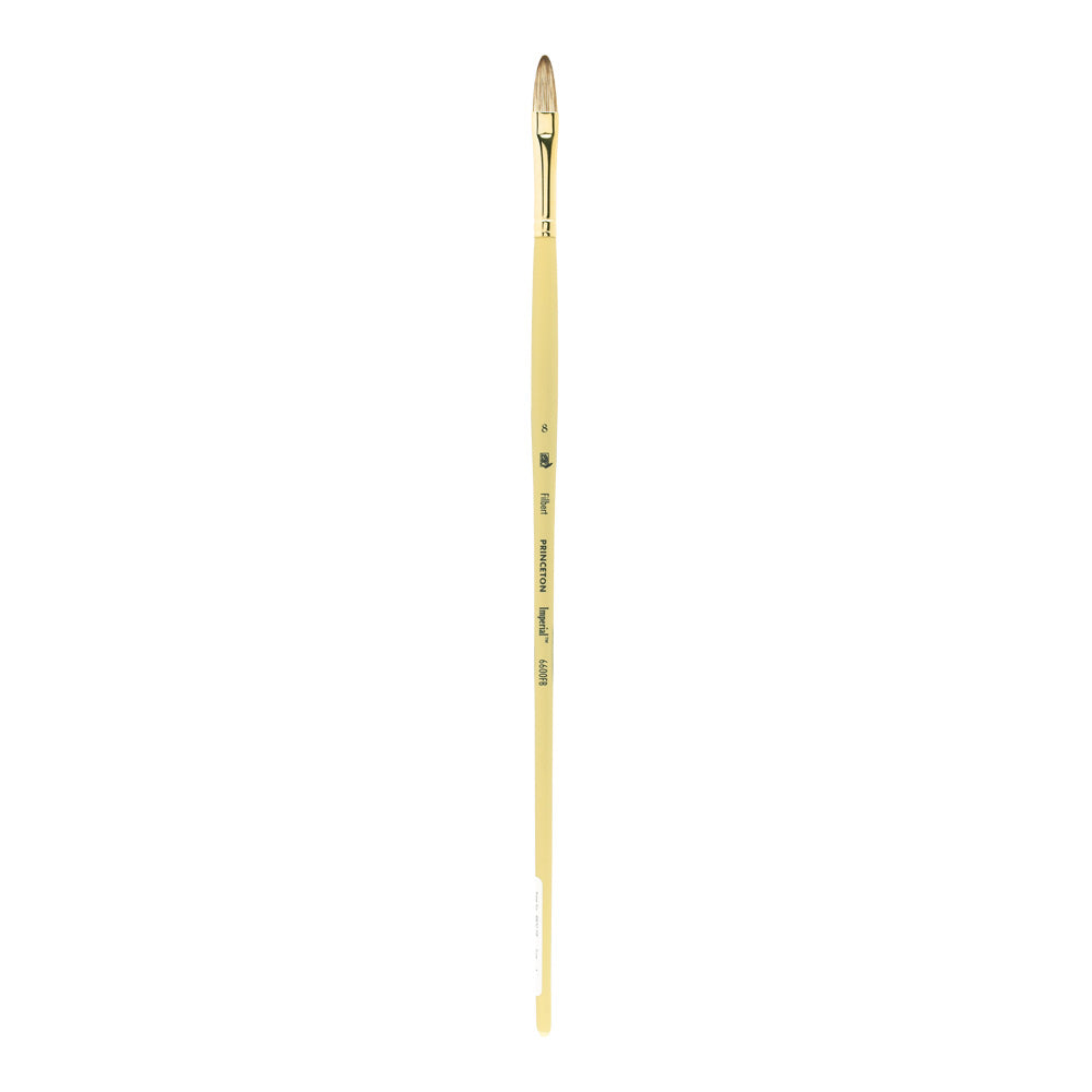 PRINCETON Imperial четка за масло синтетички Mongoose filbert со долга рачка – 8