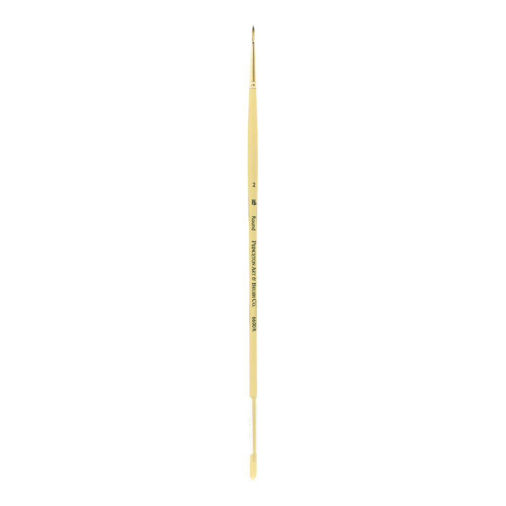 Четка за масло PRINCETON Imperial Round синтетички mongoose со долга рачка – 2
