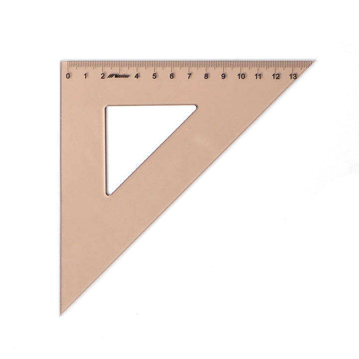 Професионален триаголен линијар LENIAR 45° / 21 cm
