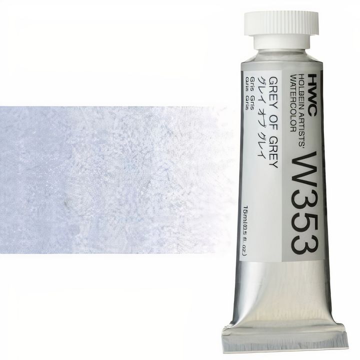 Професионални акварелни бои Holbein Artists 15 ml | бели и црни нијанси - 8