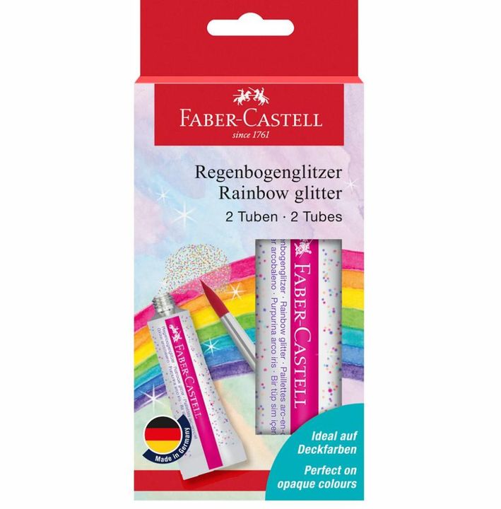 Rainbow Glitter за акварел бои 2 x 12ml - 1