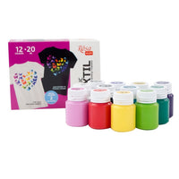 ROSA акрилни бои за текстил 12x20 ml - 3