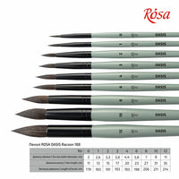 ROSA OASIS 188 Природна тркалезна четка - 4