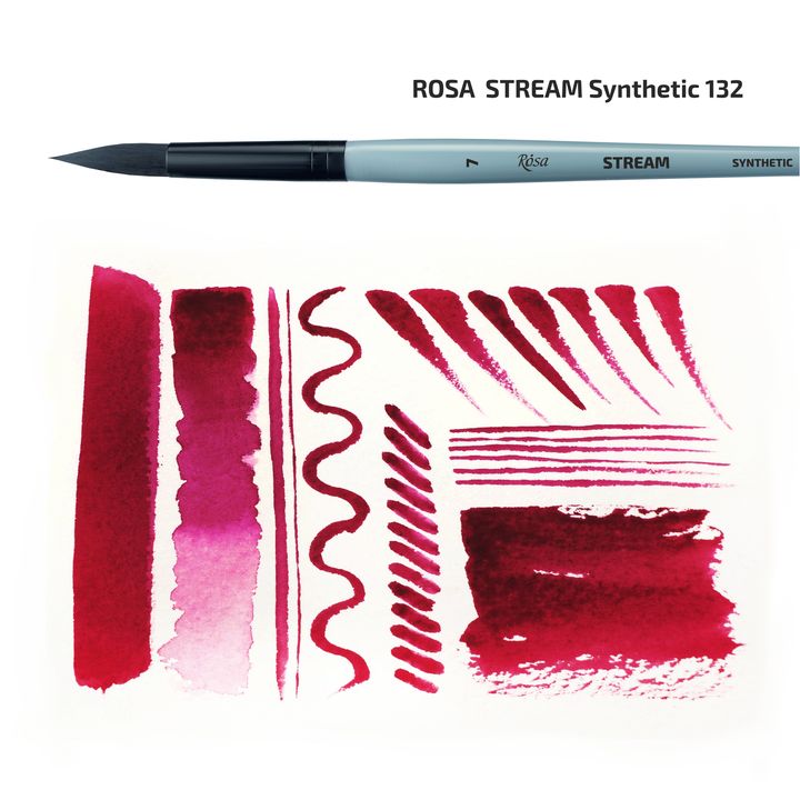 ROSA STREAM 132 Синтетичка тркалезна четка - 2