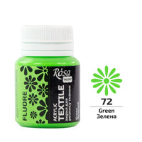 ROSA TALENT Флуоресцентна акрилна боја за текстил 20 ml - 3